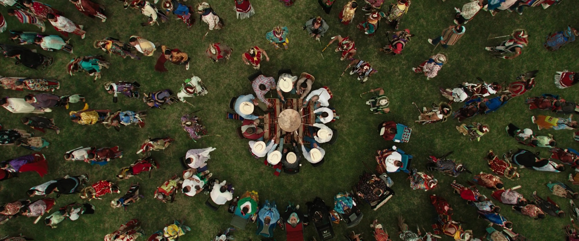 Overhead Shot in Killers of the Flower Moon (2023)