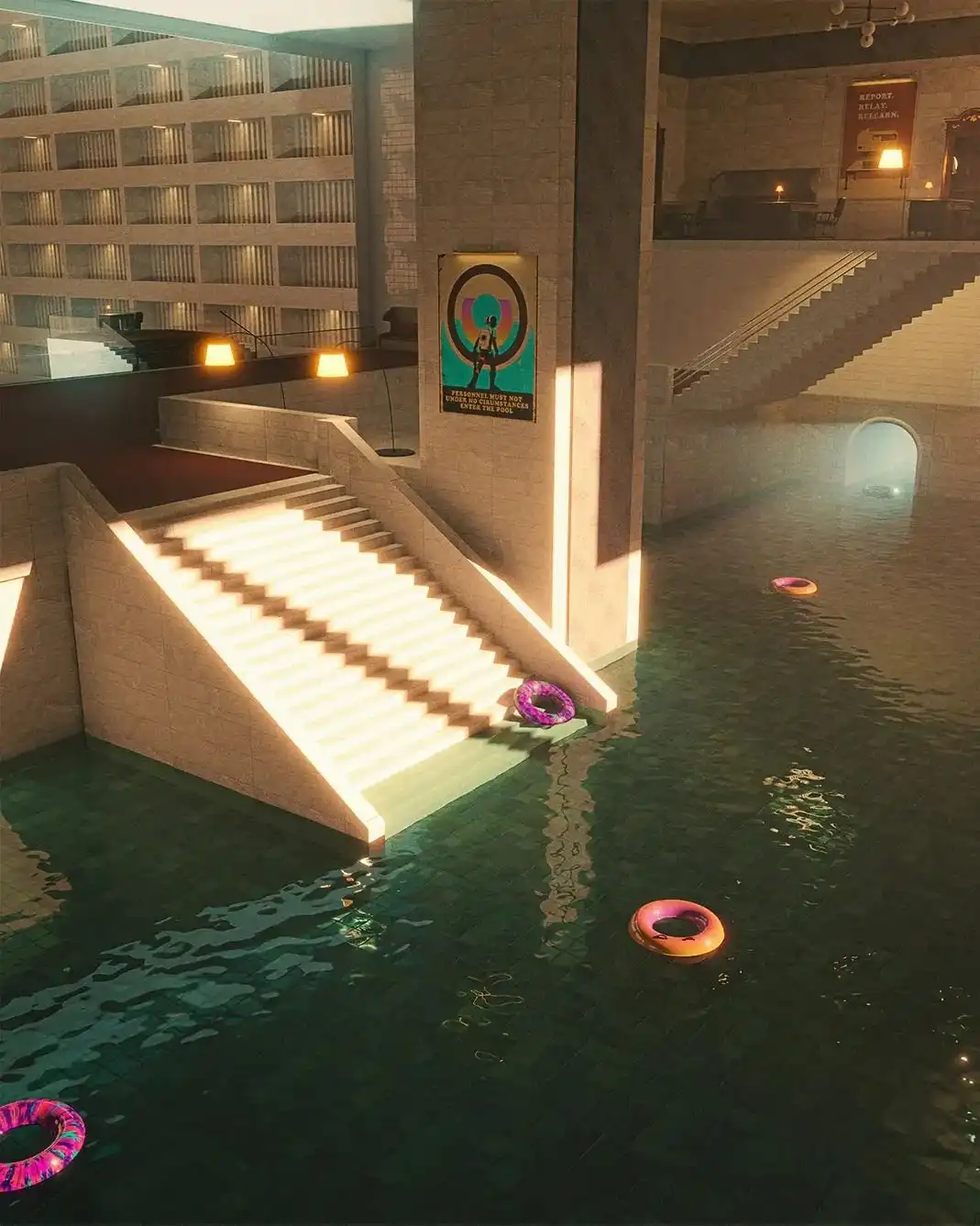 Dreamcore in Liminal Pool