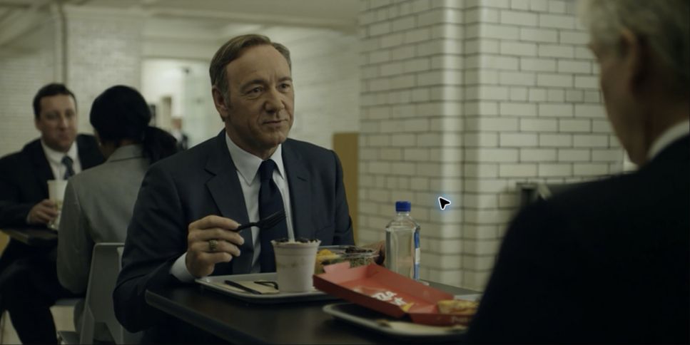 Breaking the Fourth Wall in House of Cards - Season 1 - Episode 4 (2013)