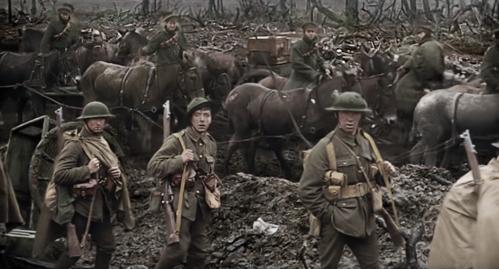 Colorization in They Shall Not Grow Old (Colorization)