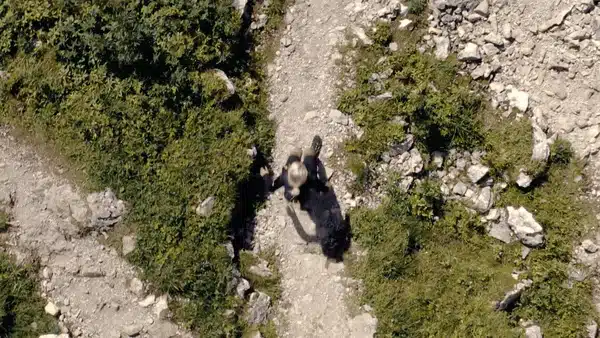 Locked-On Shot in Mammut - Fast Hiking