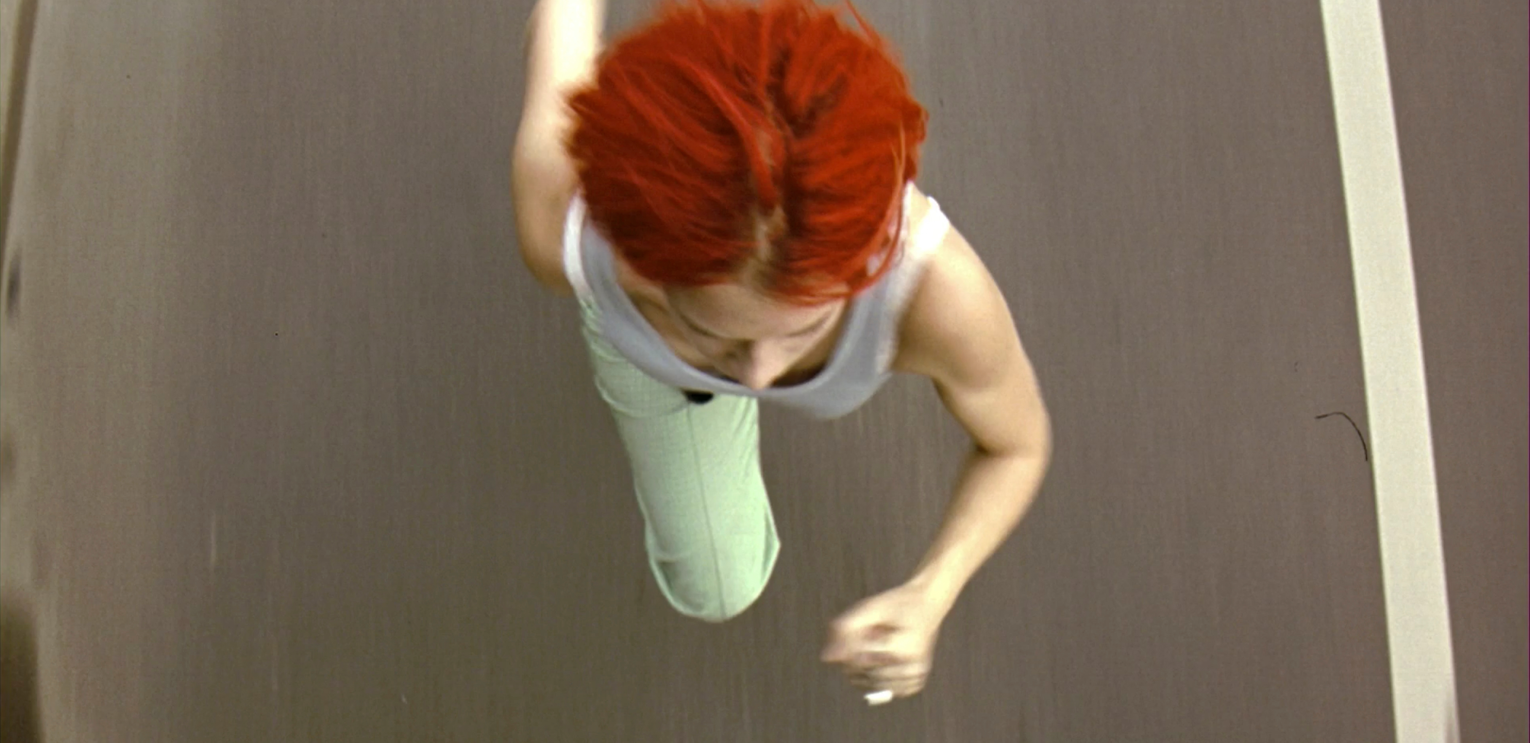 Overhead Shot in Run Lola Run (1998)