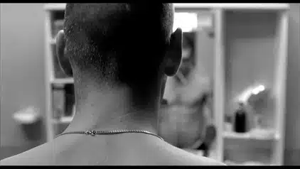 Mirror Shot in La Haine