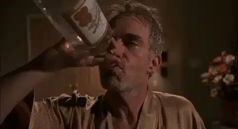 Snorricam in Bad Santa (Movie)