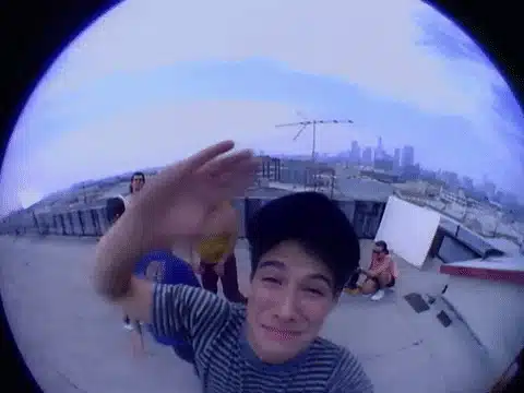 Fisheye Lens in Beastie Boys - Shake Your Rump