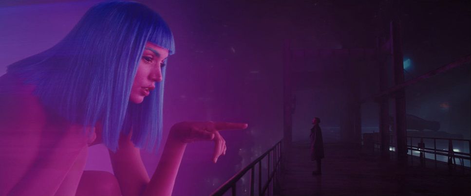 Color Palette in Blade Runner 2049 (2017)