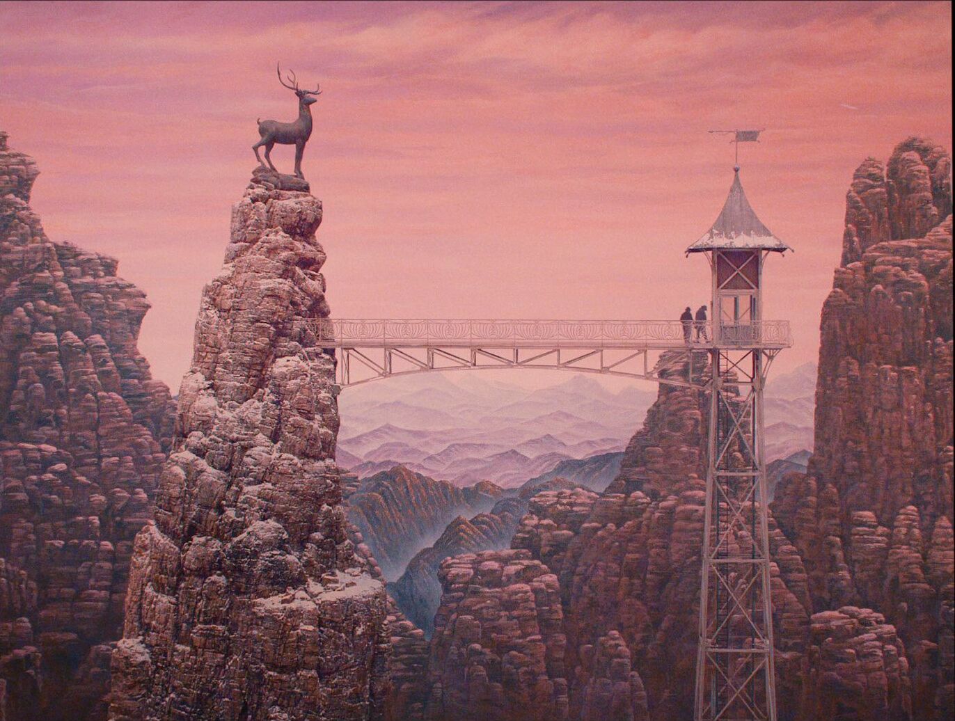 Backdrop in The Grand Budapest Hotel