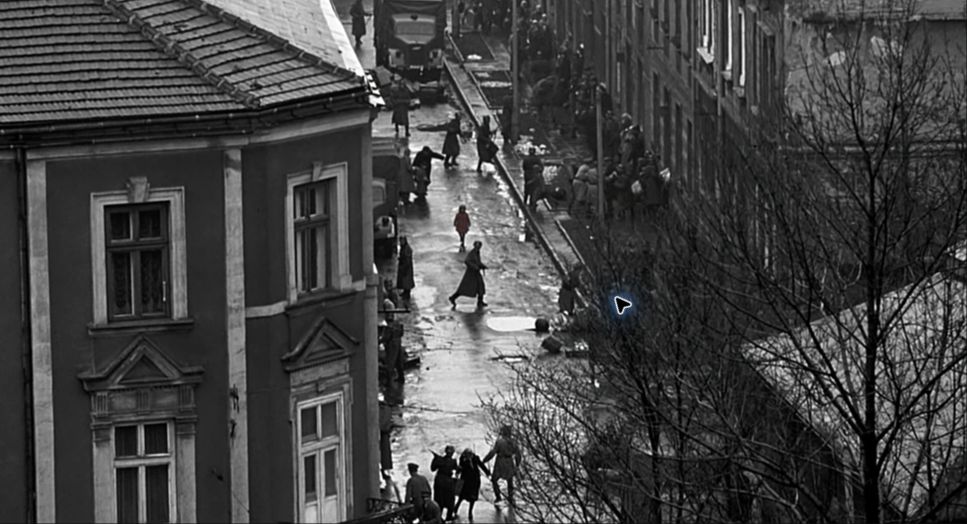 Selective Color in Schindler's List (1993)