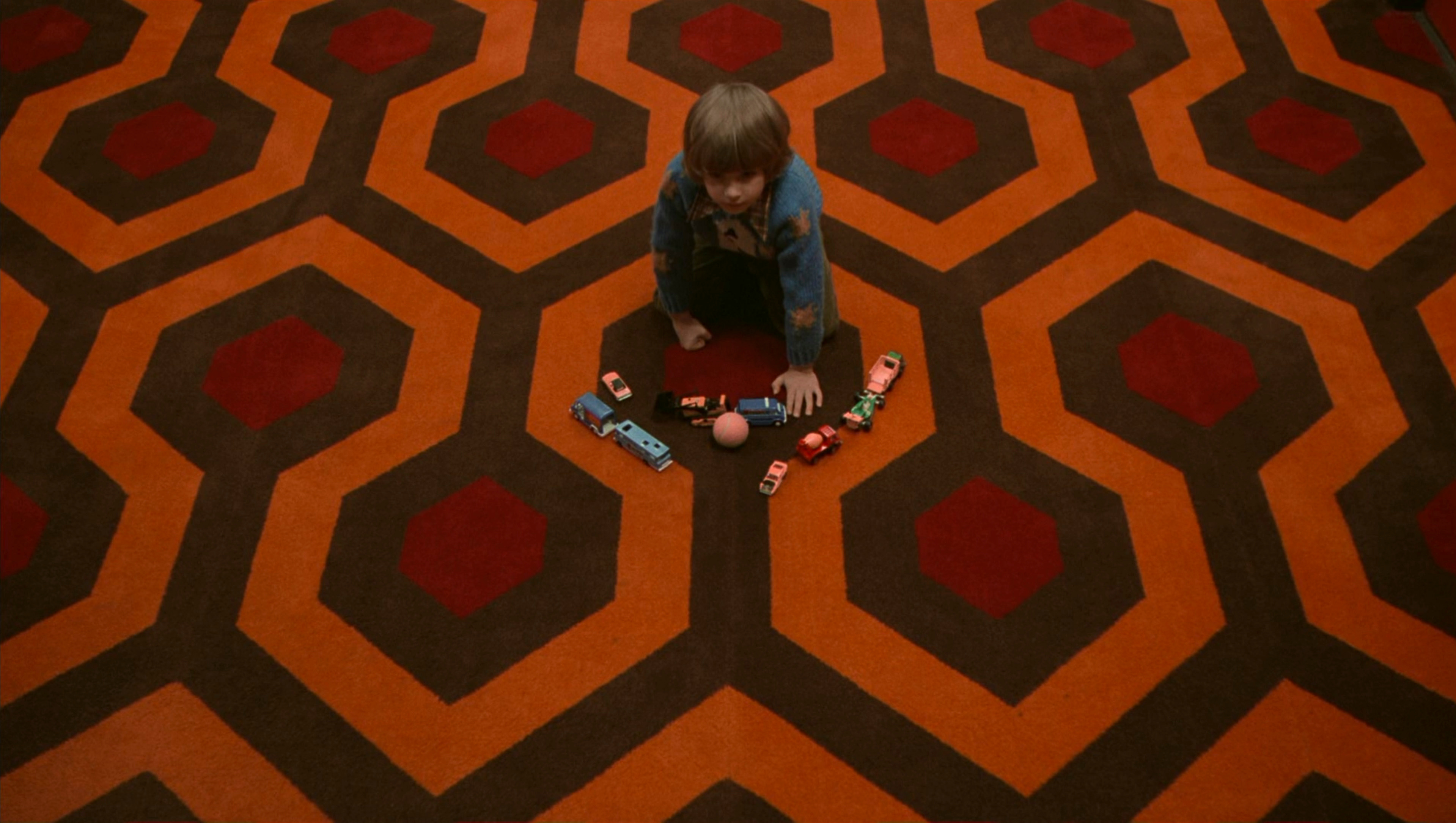 High Angle Shot in The Shining (1980)