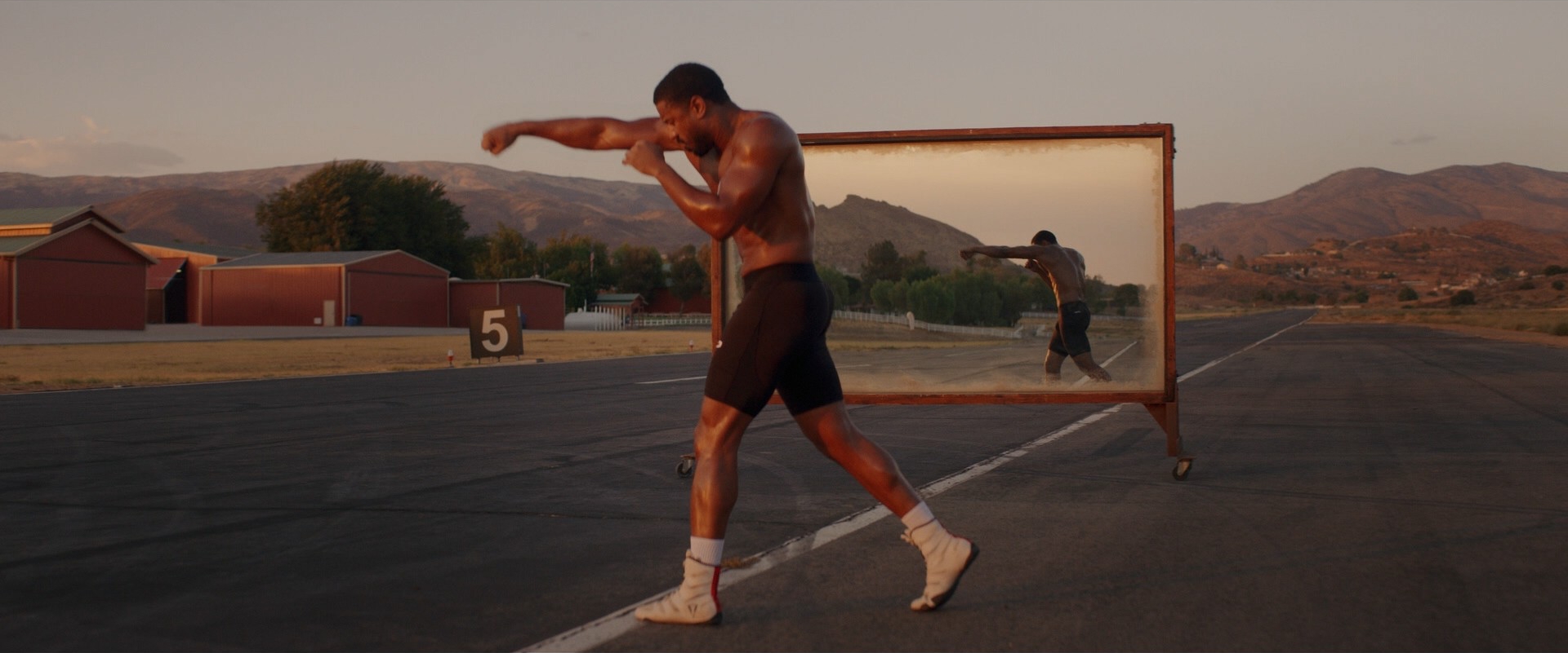 Hip-Level Shot in Creed III (2023)