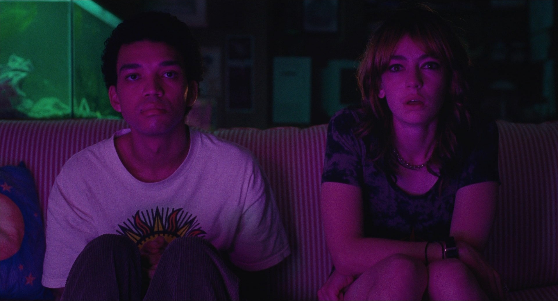Monochromatic Color Scheme in I Saw the TV Glow (2024)