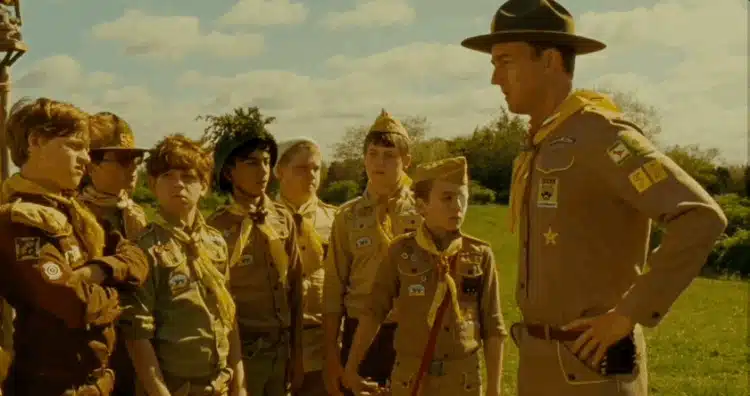 Whip Pan in Moonrise Kingdom