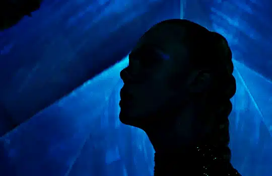 Profile Shot in The Neon Demon