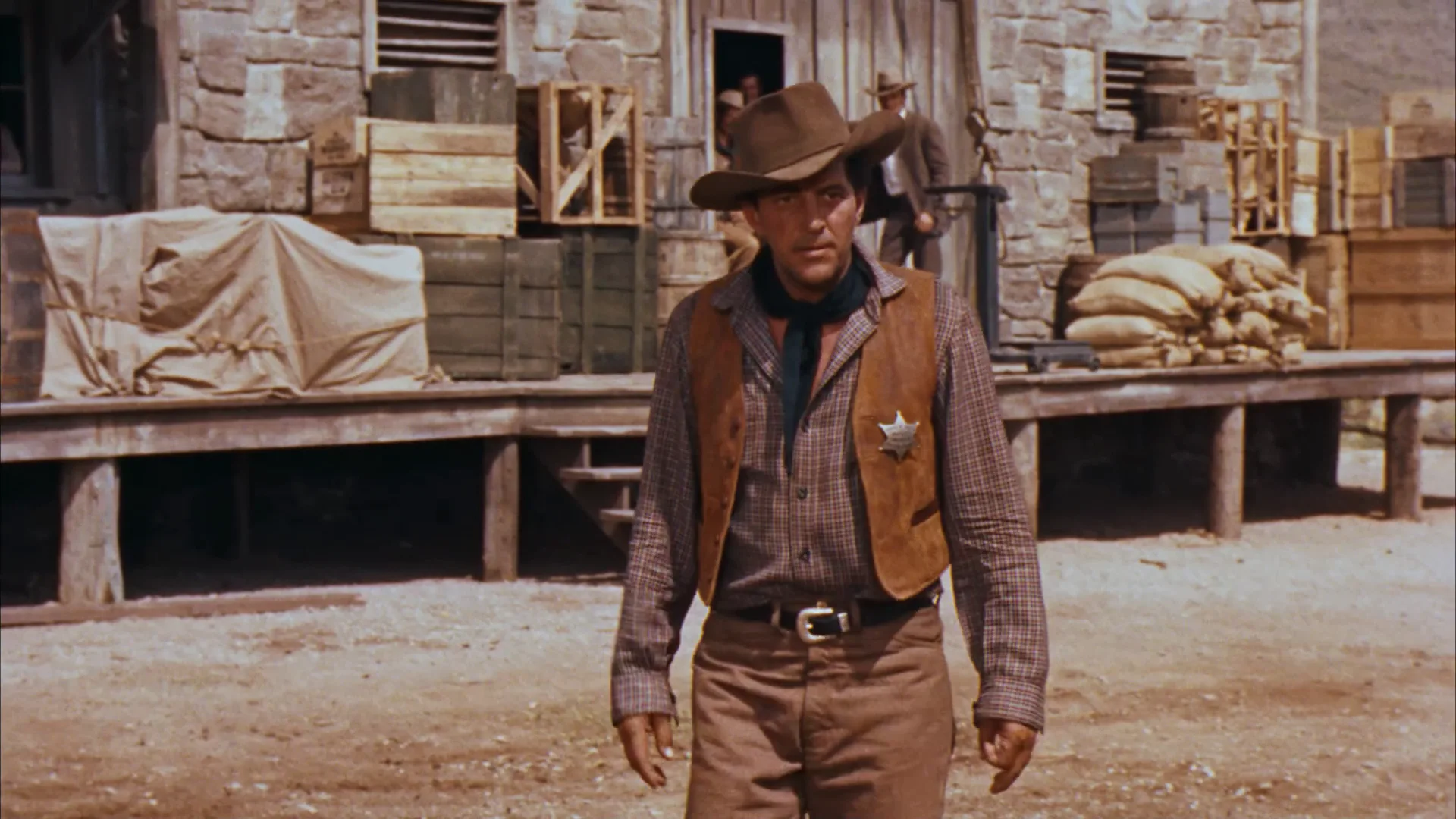 Cowboy Shot in Rio Bravo (1959)