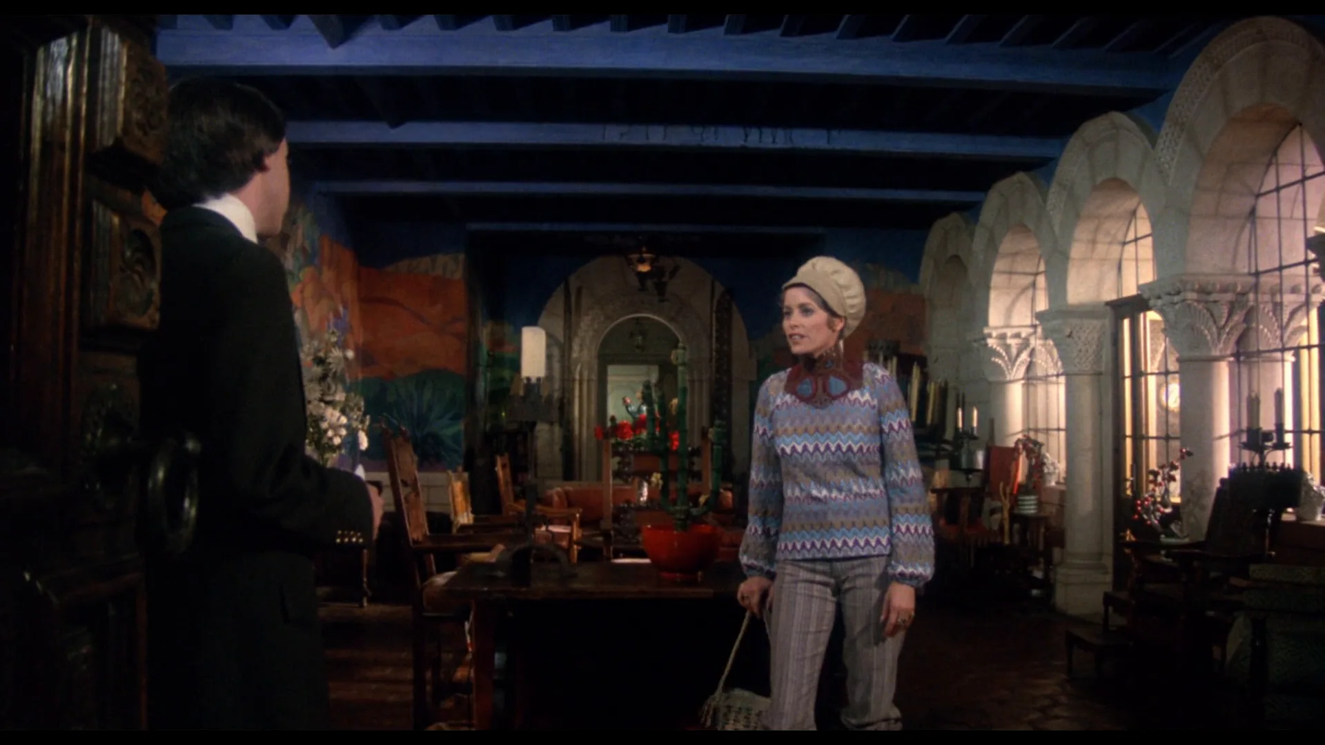 Medium Long Shot in Harold and Maude (1971)