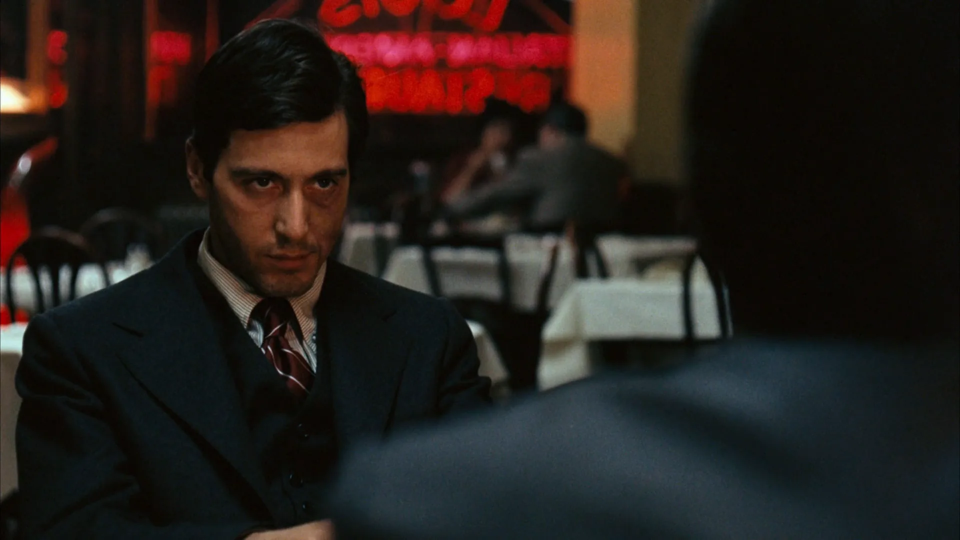 Over-the-Shoulder Shot in The Godfather (1972)