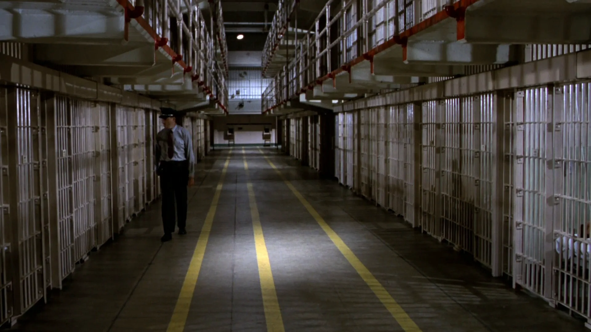 Leading Lines in Escape from Alcatraz (1979)