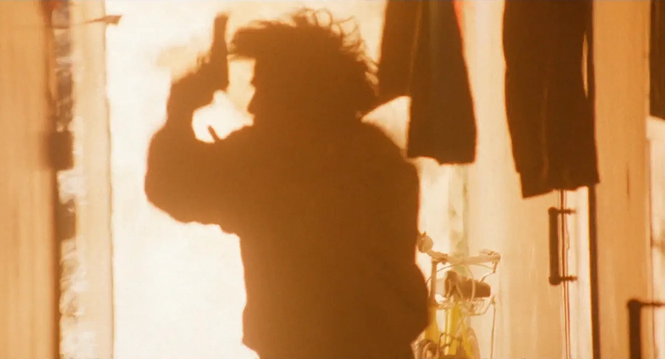 Slasher Film in Crime Story (1993)