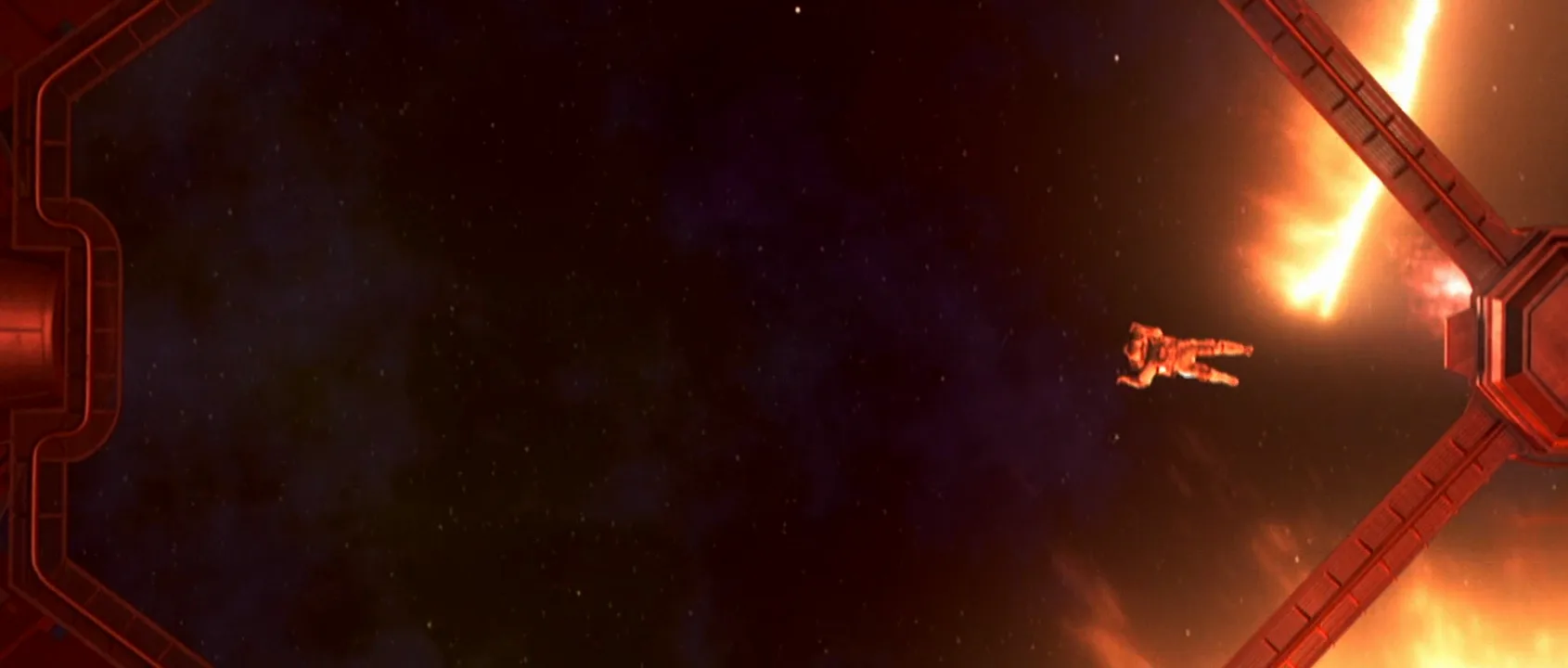 Juxtaposition in Film in Fantastic Four (2005)