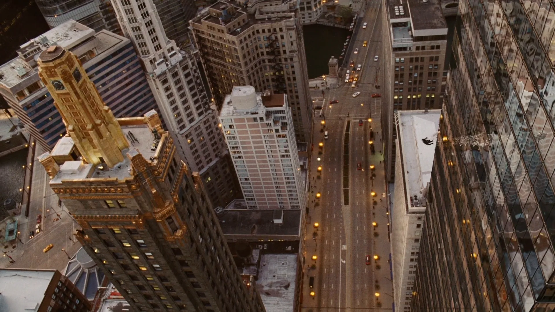 Aerial Shot in Wanted (2008)