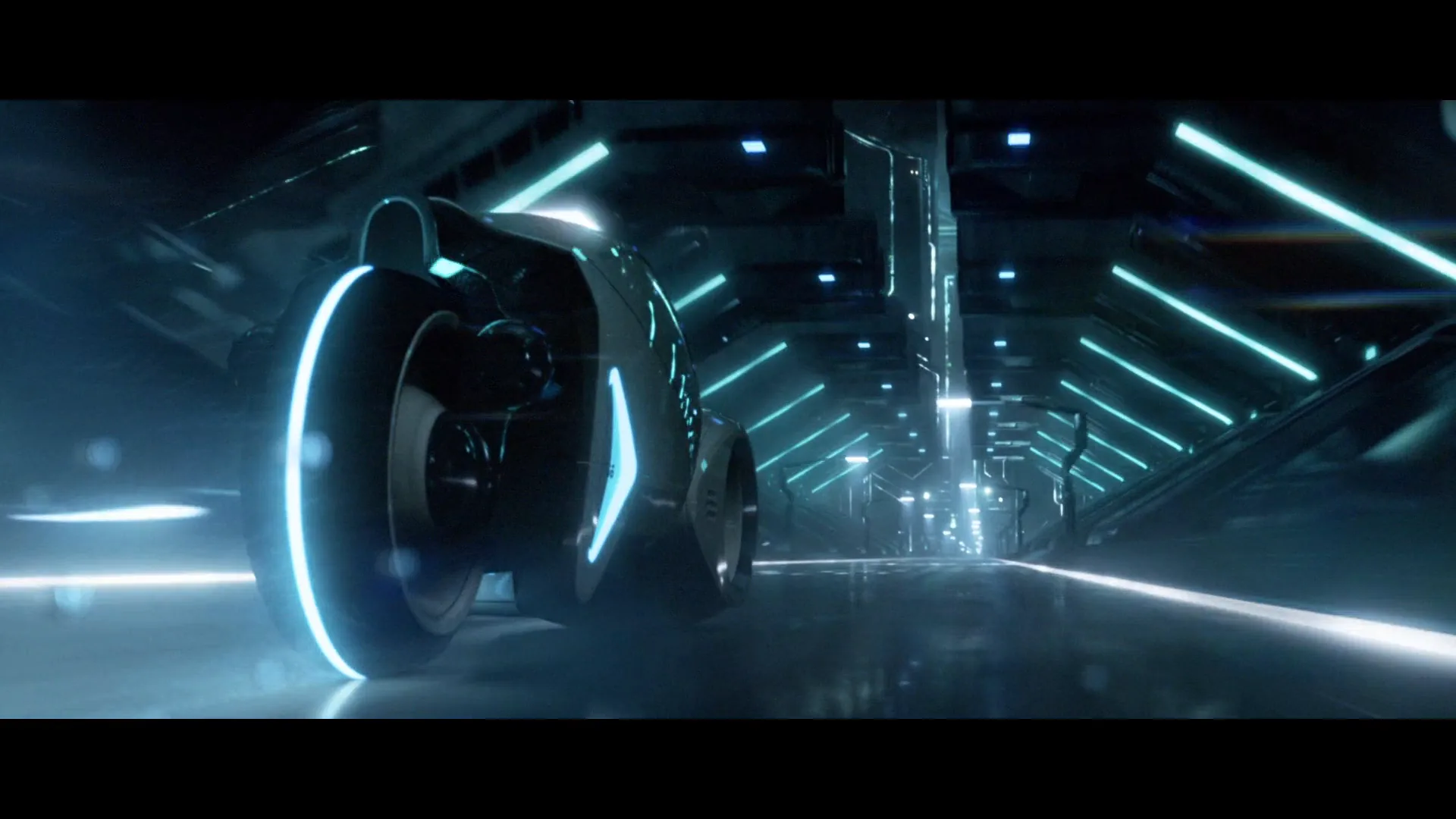 Ground-Level Shot in TRON: Legacy (2010)