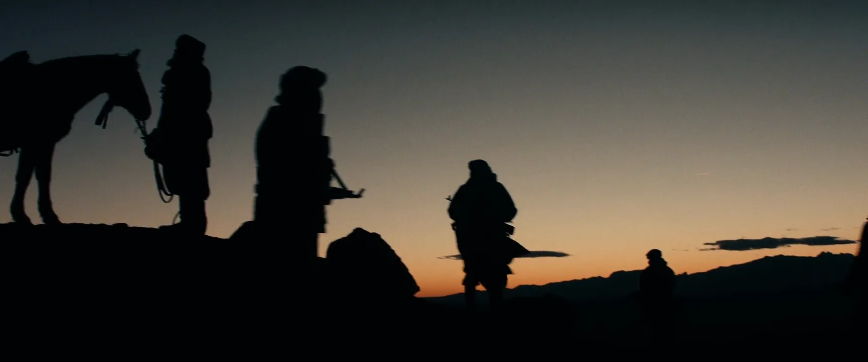 Silhouette in 12 Strong (2018)