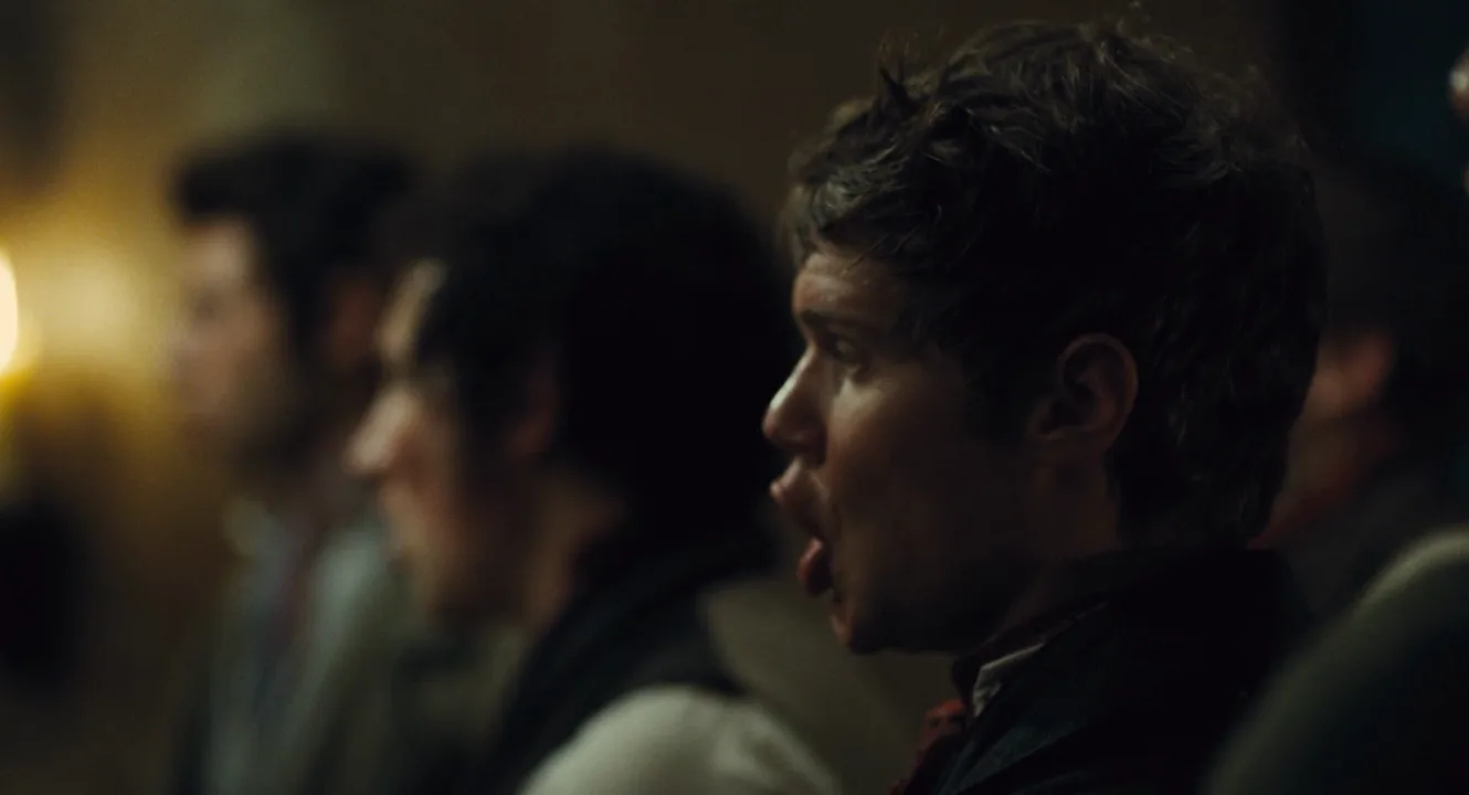 L-Cut in Les Misérables (2012)