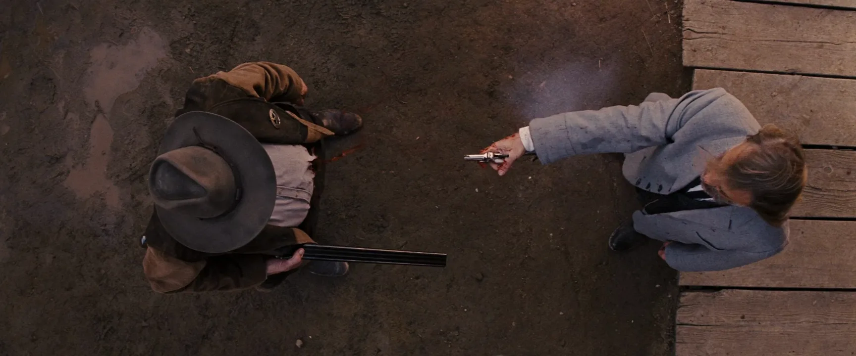 Overhead Shot in Django Unchained (2012)
