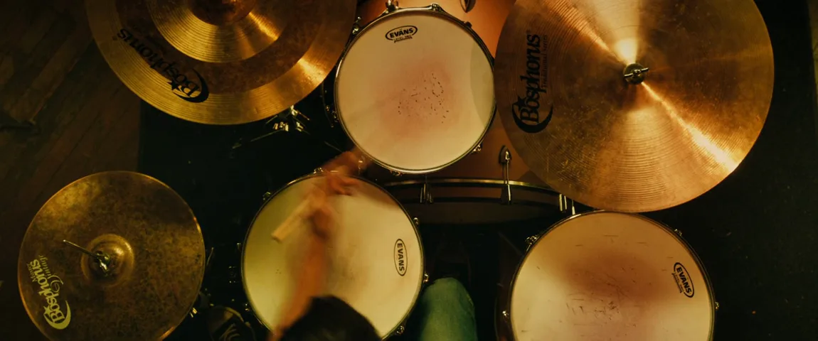 Overhead Shot in Whiplash (2014)