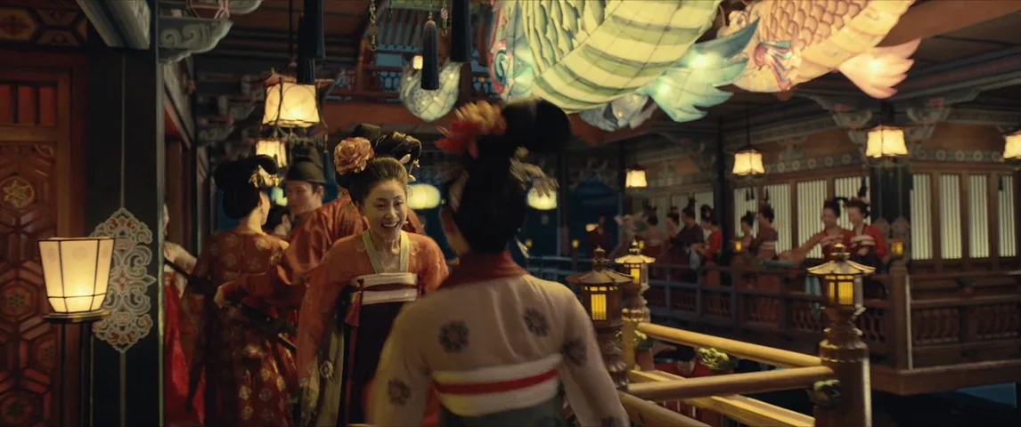 Color Palette in Legend of the Demon Cat (2017)
